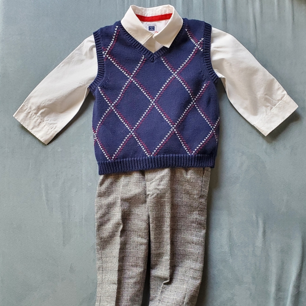Janie and Jack holiday outfit 12 to 18 month